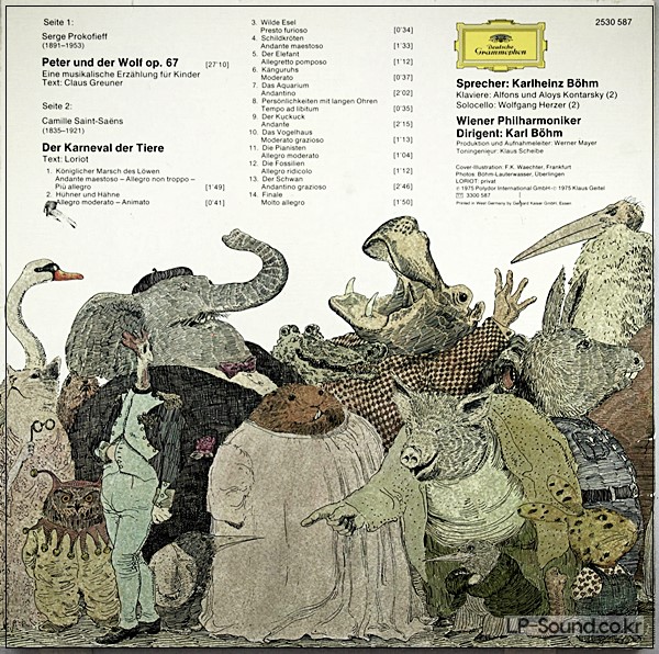 PROKOFIEW, SAINT-SAëNS PETER UND DER WOLF / CARNIVAL OF THE ANIMALS (LORIOT)