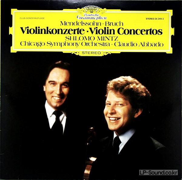 MENDELSSOHN BRUCH VIOLIN CONCERTOS MINTZ ABBADO / DGG 2531 304