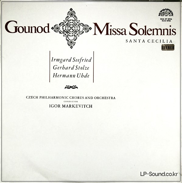 GOUNOD  MISSA SOLEMNIS SUA ST 50736