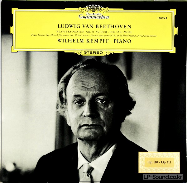 BEETHOVEN PIANO SONATAS 31 32 KEMPFF RED STEREO SLPM 138 945