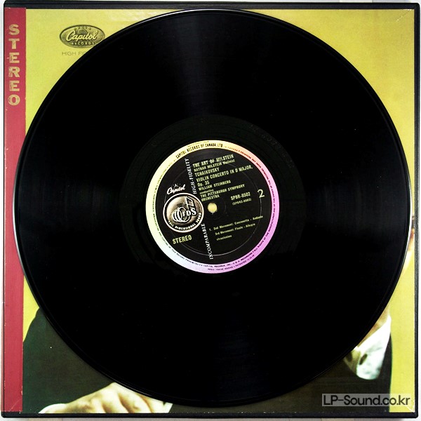 NATHAN MILSTEIN RECITAL ' THE ART OF MILSTEIN' CAPITOL 1ST PRESS, STEREO