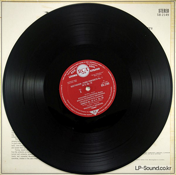 BEETHOVEN PIANO CONCERTO NO. 1 SVIATOSLAV RICHTER SB 2149