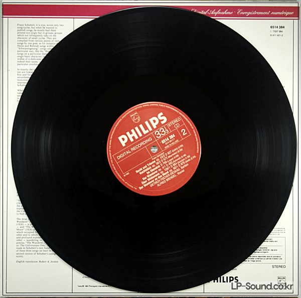 SCHUBERT BRENDEL FISCHER-DIESKAU PHILIPS DIGITAL 6514 384