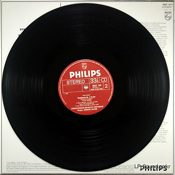 BRUCKNER SYMPHONY NO 4 HAITINK CONCERTGEBOUW PHILIPS