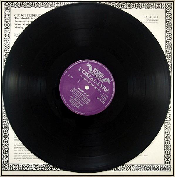 THE MUSICK FOR THE ROYAL FIREWORKS / WIND MUSIC DSLO 548