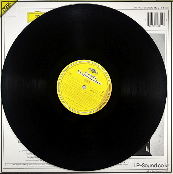 BRAHMS LIEDER JESSYE NORMAN DANIEL BARENBOIM  DG413 311-1