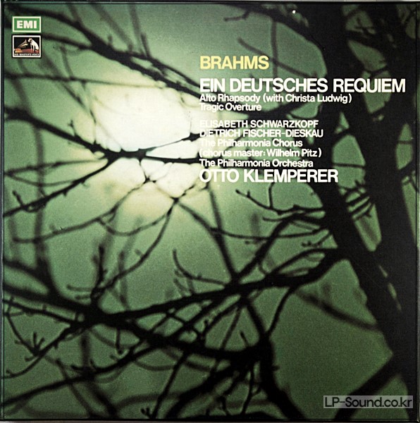 BRAHMS DEUTSCHES REQUIEMOTTO KLEMPERER ASD SLS 821