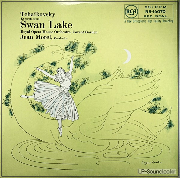 TCHAIKOVSKY - EXCERPTS FROM SWAN LAKE / JEAN MOREL  RCA  RB 16070