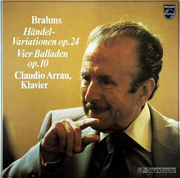 BRAHMS,HäNDEL VARIATIONEN OP.24 / VIER BALLADEN OP.10  PHILPS 9500 446