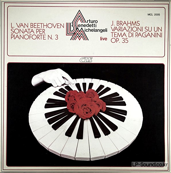 MICHELANGELI - BEETHOVEN  BRAHMS   LIVE   MCL 2005