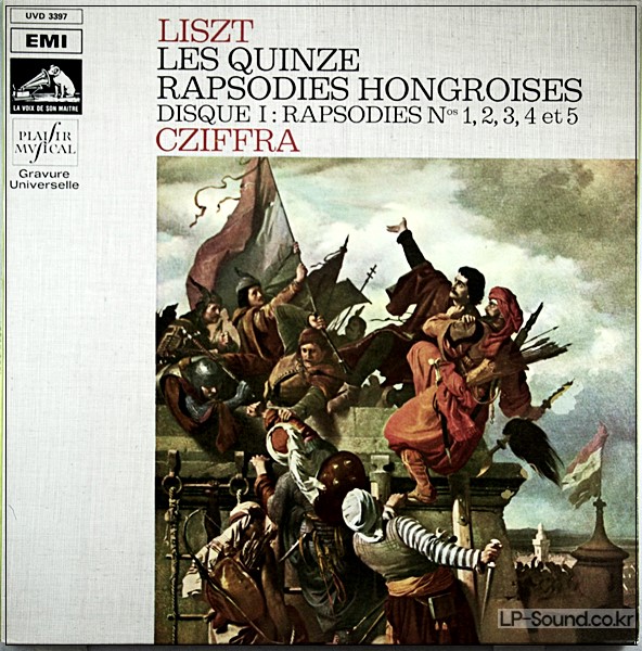 CZIFFRA LISZT HUNGARIAN RHAPSODIES 3 X LP EMI