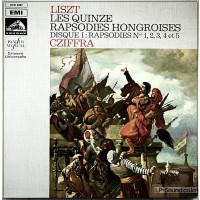 CZIFFRA LISZT HUNGARIAN RHAPSODIES 3 X LP EMI