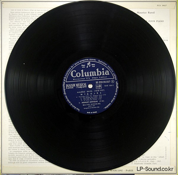 RAVEL - THE COMPLETE PIANO WORKS - VOLUME TWO  GIESRKING