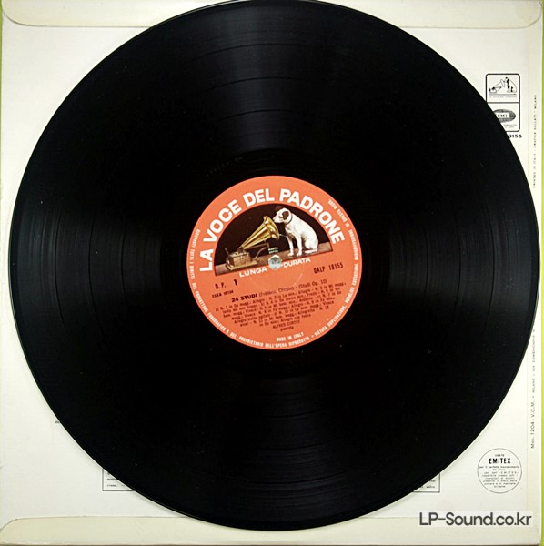 CHOPIN: 24 ETUDES - ALFRED CORTOT **HMV QALP 10155 ED1