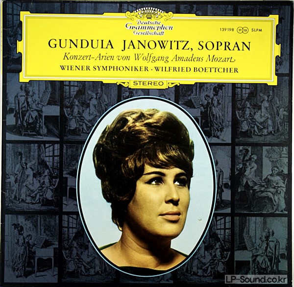MOZART ARIAS BOETTCHER  GUNDULA JANOWITZS SLPM 139 198