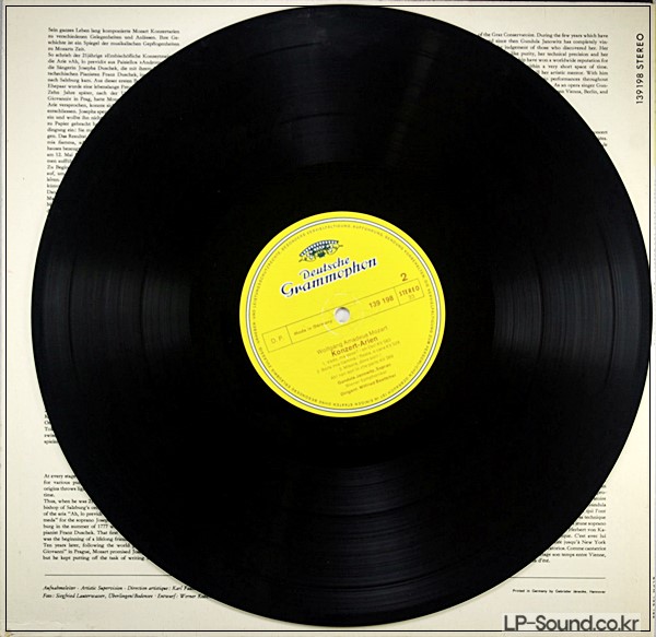 MOZART ARIAS BOETTCHER  GUNDULA JANOWITZS SLPM 139 198