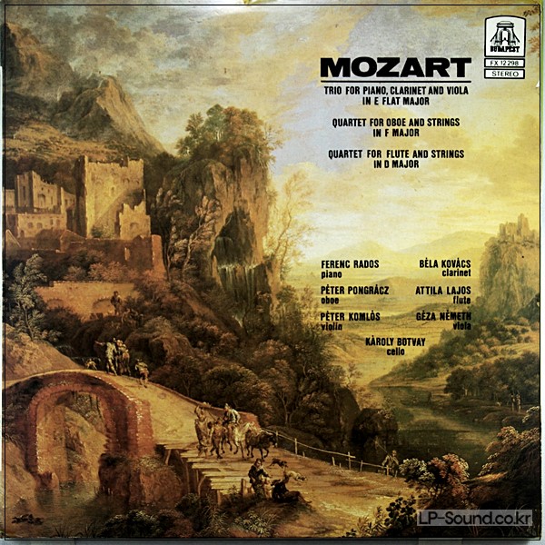 MOZART TRIO FOR PIANO, CLARINET AND VIOLA IN E FX 12 298