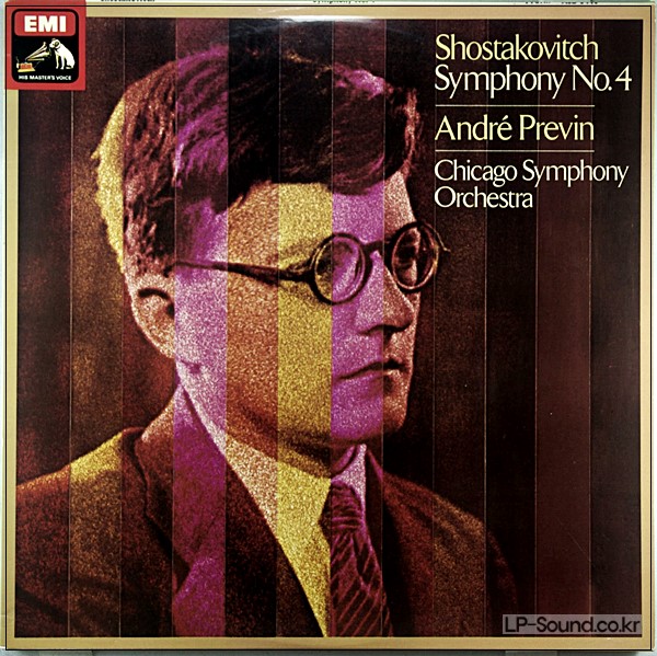 SHOSTAKOVICH SYMPHONY NO 4 PREVIN CHICAGO SO HMV  ASD 3440