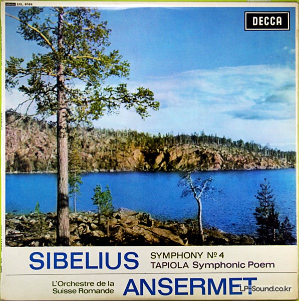 SIBELIUS NO.4 ANSERMET ORIG DECCA SXL 6095