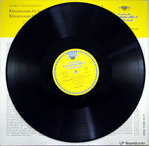 BEETHOVEN PIANO SONATAS NO.14/23 / ELLY NEY   LPEM 19 085