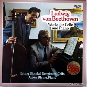 BEETHOVEN CELLO SONATAS BLØNDAL BENGTSSON BLYME DANACORD 231/3