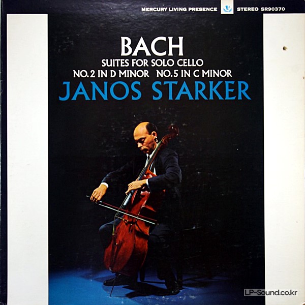 BACH SUITES FOR SOLO CELLO JANOS STARKER  MERCURY SR 90370