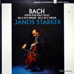 BACH SUITES FOR SOLO CELLO JANOS STARKER  MERCURY SR 90370