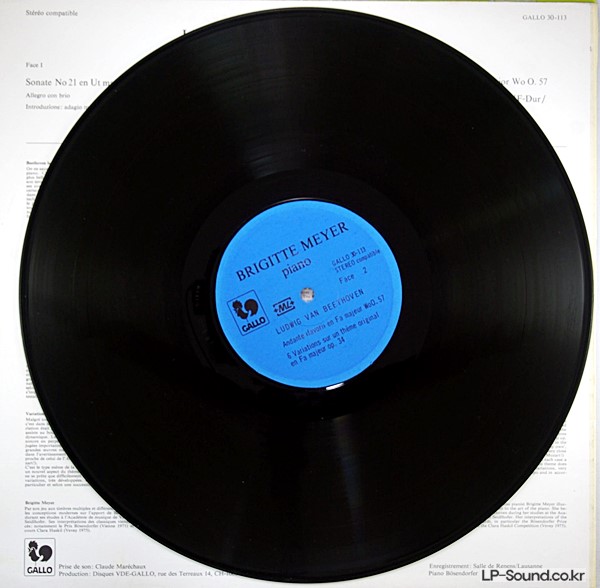 BRIGITTE MEYER CLARA HASKIL FIRST PRICE WINNER STEREO