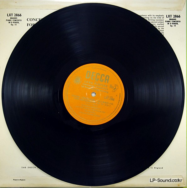 BRAHMS  CONCERTO NO.1 - BACKHAUS / KARL BOHM LXT.2866