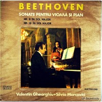 BEETHOVEN VIOLIN SONATA NO.8/10  SILVIA MARCOVICI / GHEORGHIU ELECTRECORD