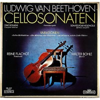 BEETHOVEN REINE FLACHOT CELLO SONATAS 3 LP STEREO INTERCORD
