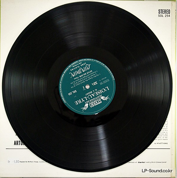 MOZART ARTUR BALSAM PIANO MUSIC VOL 6 SOL-254