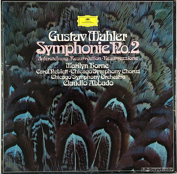MAHLER SYMPHONY NO.2 ABBADO GERMAN DGG 2707 094  2LP