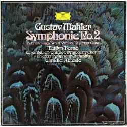 MAHLER SYMPHONY NO.2 ABBADO GERMAN DGG 2707 094  2LP