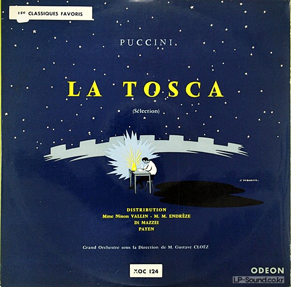 PUCCINI*/NINON VALLIN/ENRICO DI MAZZEI/ENDRèZE*/GUSTAVE CLOëZ–LA TOSCA