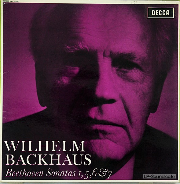 BEETHOVEN PIANO SONATAS 1,5,6 & 7 WILHELM BACKHAUS DECCA SXL 6097