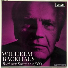 BEETHOVEN PIANO SONATAS 1,5,6 & 7 WILHELM BACKHAUS DECCA SXL 6097