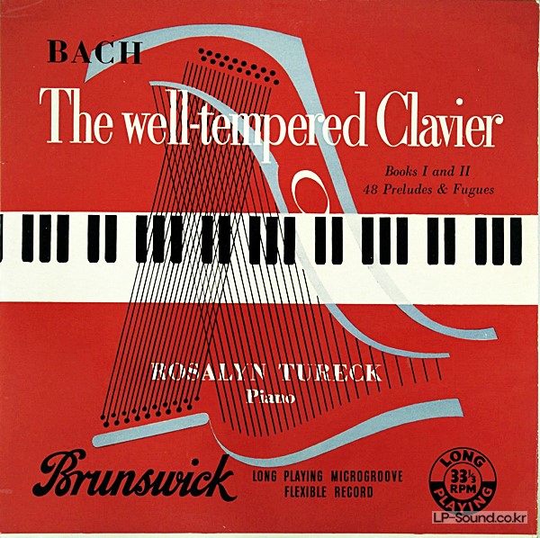 ROSALYN TURECK BACH THE WELL TEMPERED CLAVIER AXTL 1037 VOL.2