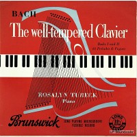 ROSALYN TURECK BACH THE WELL TEMPERED CLAVIER AXTL 1037 VOL.2