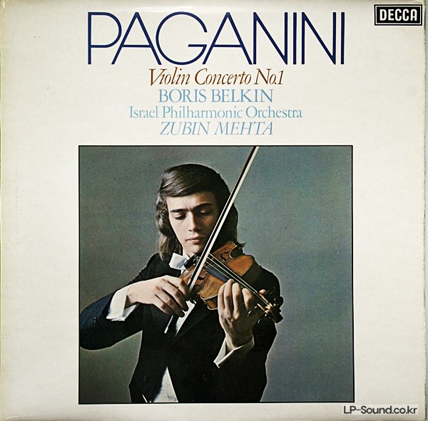 PAGANINI: VIOLIN CONCERTO - BORIS BELKIN **DECCA SXL 6798