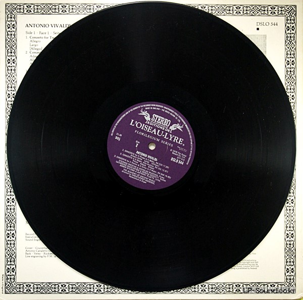 L'OISEAU LYRE FLORILEGIUM DSLO 544 VIVALDI CTOS *HOGWOOD* SHRINK